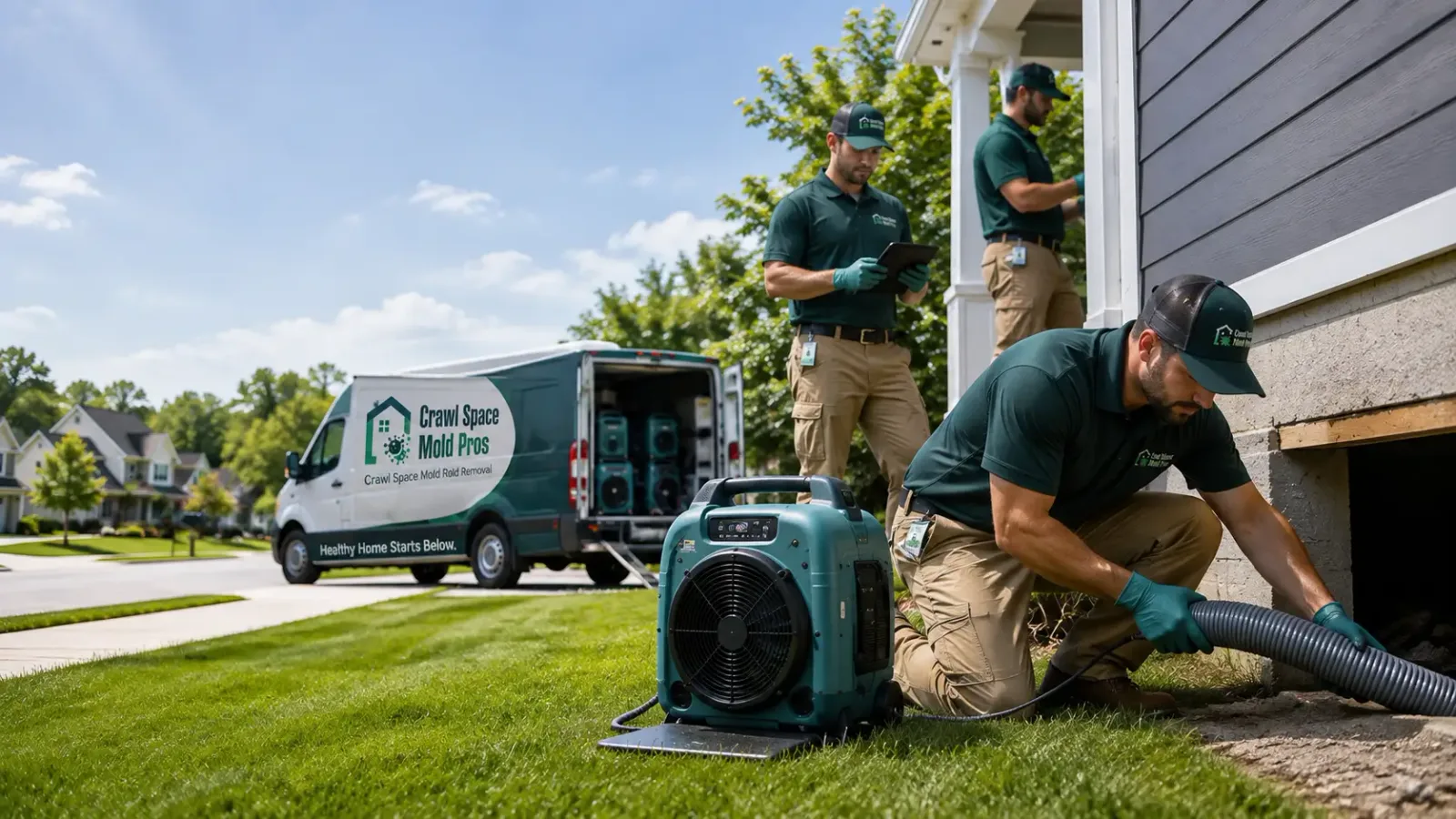 Crawl Space Mold Removal in Carbondale, IL